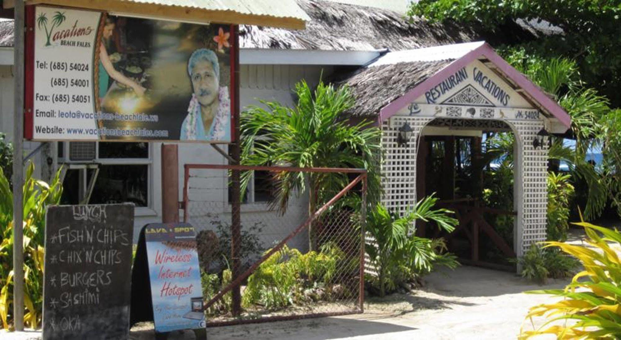 Vacations Beach Fale Hotel Manase Luaran gambar